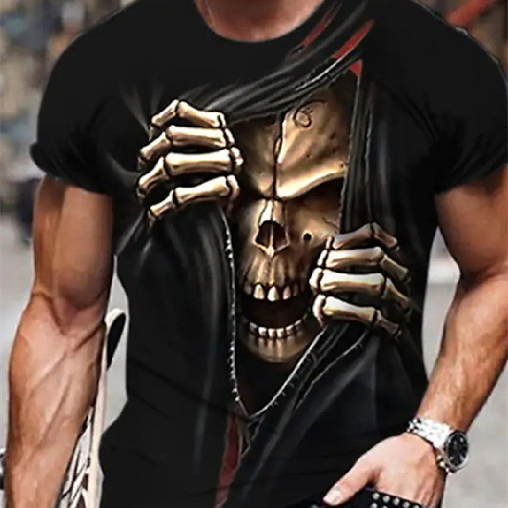 Men's T-shirt Summer 3d Muscle Digital Printing Angelwarriorfitness.com