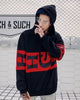 Loose Fit Letter Printed Hiphop Men's Hoodie Sweater Angelwarriorfitness.com