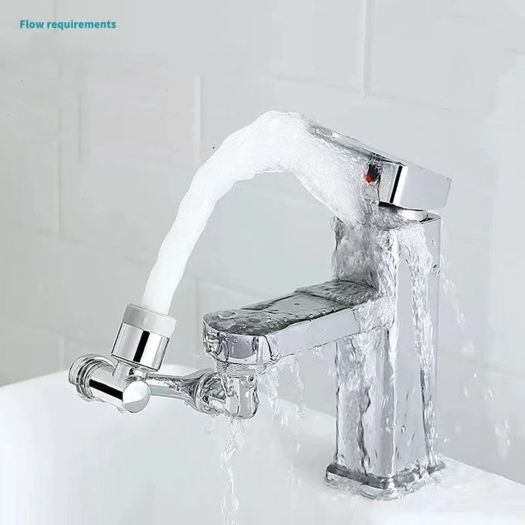 Multifunctional Rotatable Universal Faucet Anti-splash Head Mouth Bathroom Wash Extension Bubble Artifact Angelwarriorfitness.com