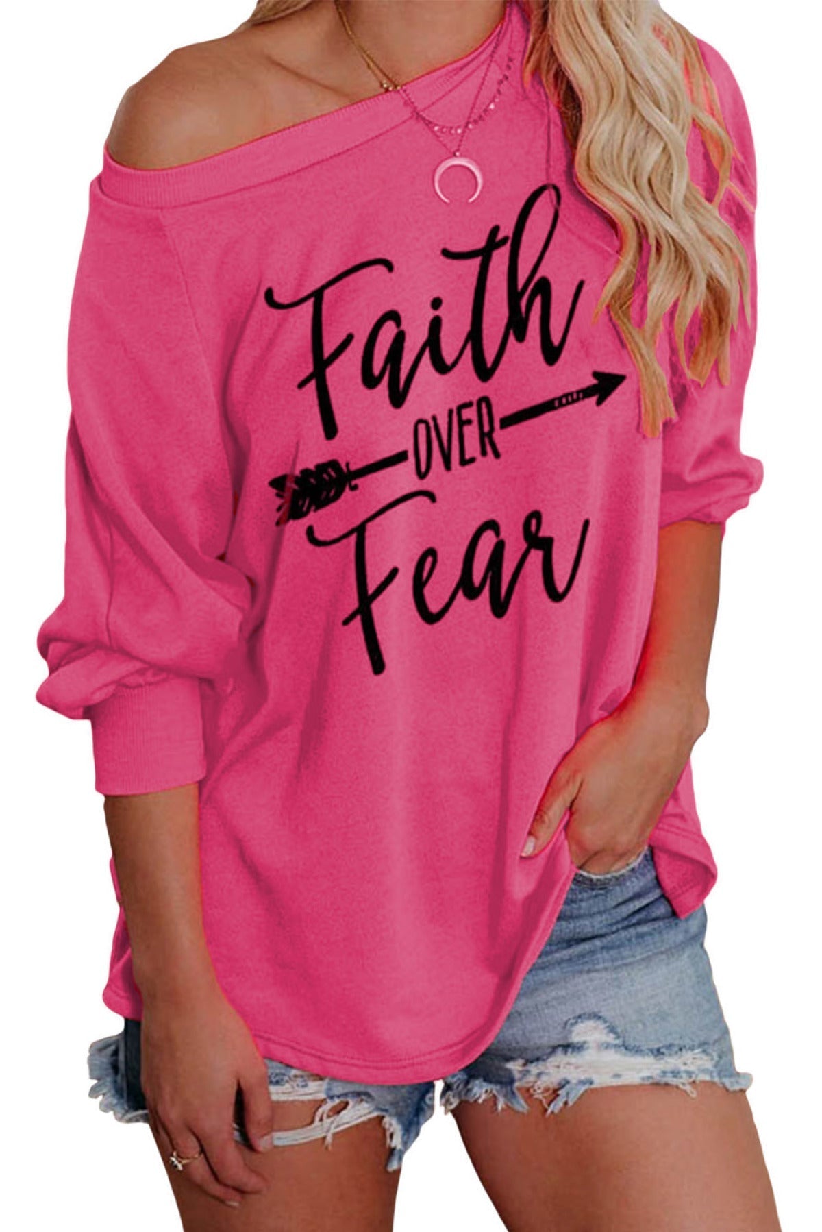 Faith OVER Fear Shirt Angelwarriorfitness.com