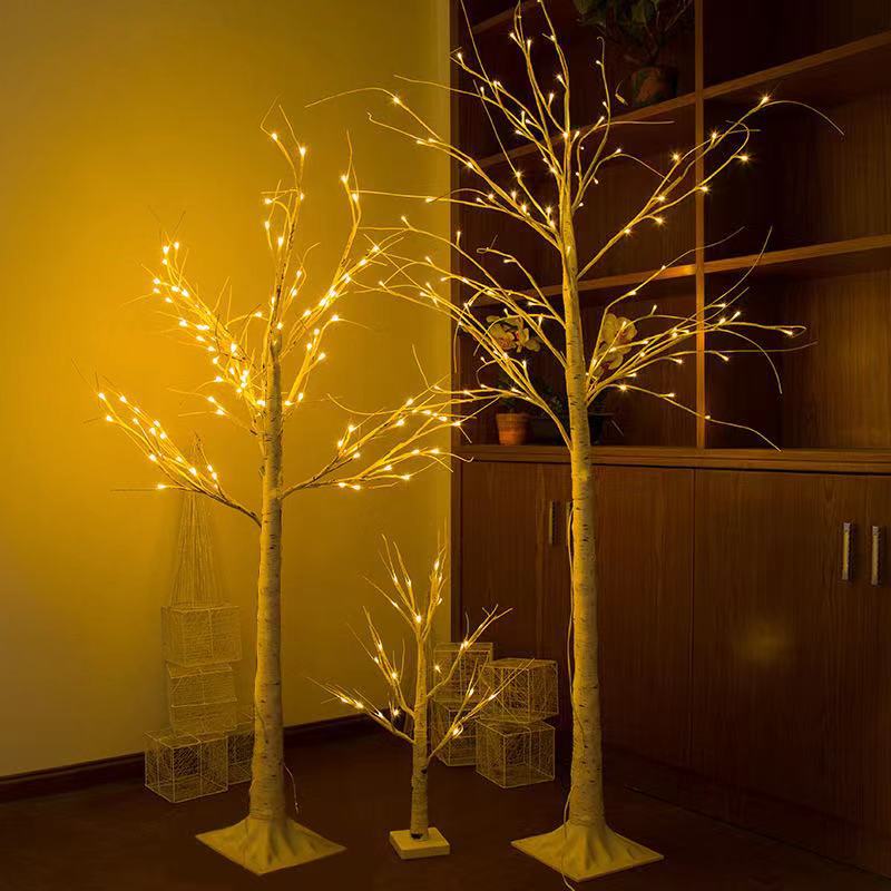High Simulation Led Snow Tree Light Angelwarriorfitness.com