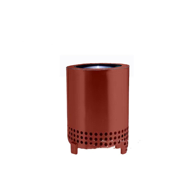 Portable Tabletop Fire Pit For Outdoor Wood Pellet Burning Spark Bowl With Stand Concrete Fire Pit Stainless Steel Mini Burners Angelwarriorfitness.com