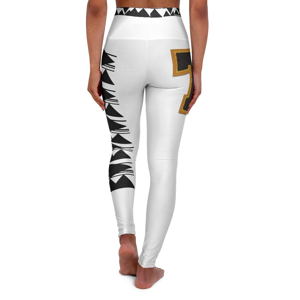 Noir Geo Yoga Leggings Angelwarriorfitness.com