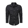 Men Shirt Outwear Military Thin Long Sleeve Shirts Quick-dry Solid Casual Fit Men Shirt Angelwarriorfitness.com