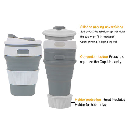 Collapsible Silicone Cup Angelwarriorfitness.com