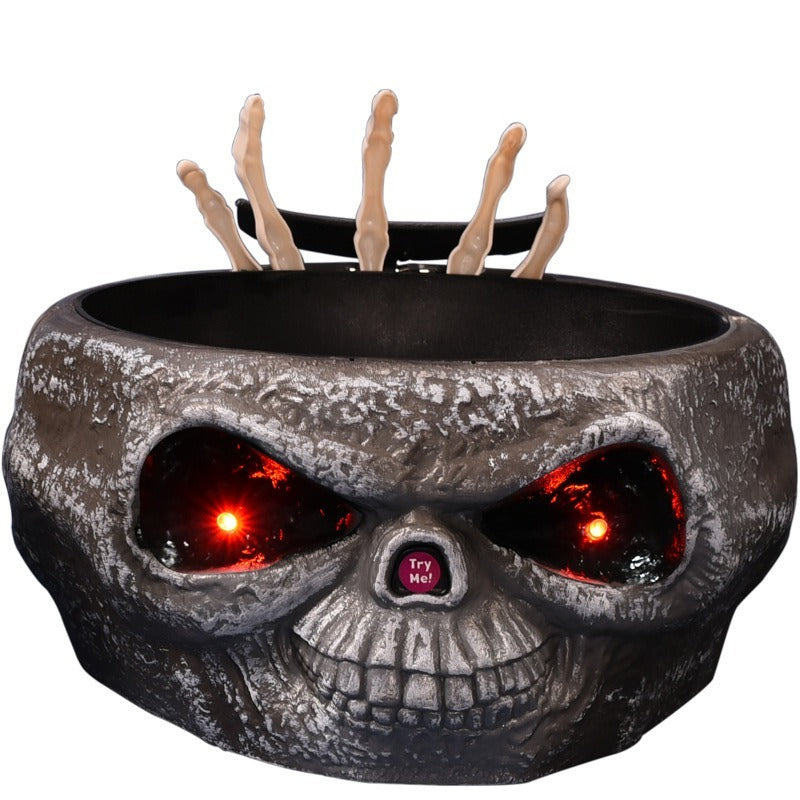 Electric Halloween Ghost Hand Candy Bowl Angelwarriorfitness.com