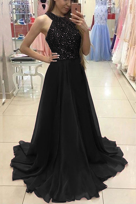 Sexy Sleeveless Long Dress Wedding Dress Angelwarriorfitness.com