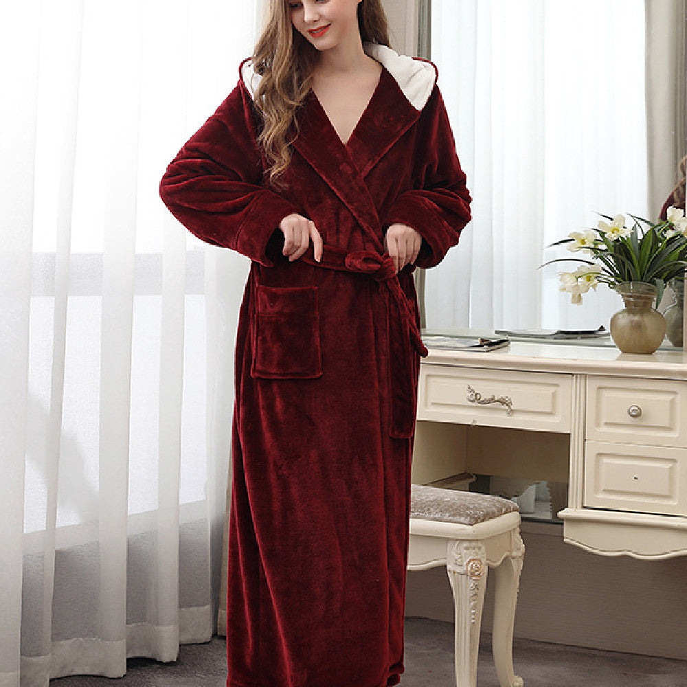 Plus Fat Coral Velvet Bathrobe Pajamas For Men Angelwarriorfitness.com