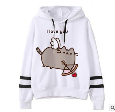 Fleece Hoodie Loose Casual Hoodie Angelwarriorfitness.com