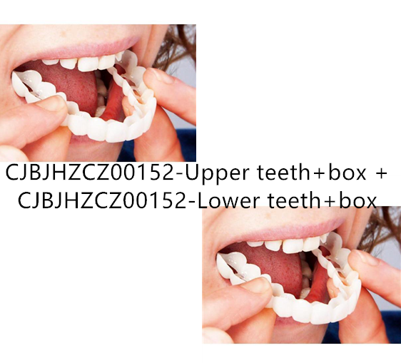Simulation Whitening Lower Row Braces Teeth Whitening Kit Upper Row Dentures Braces Angelwarriorfitness.com