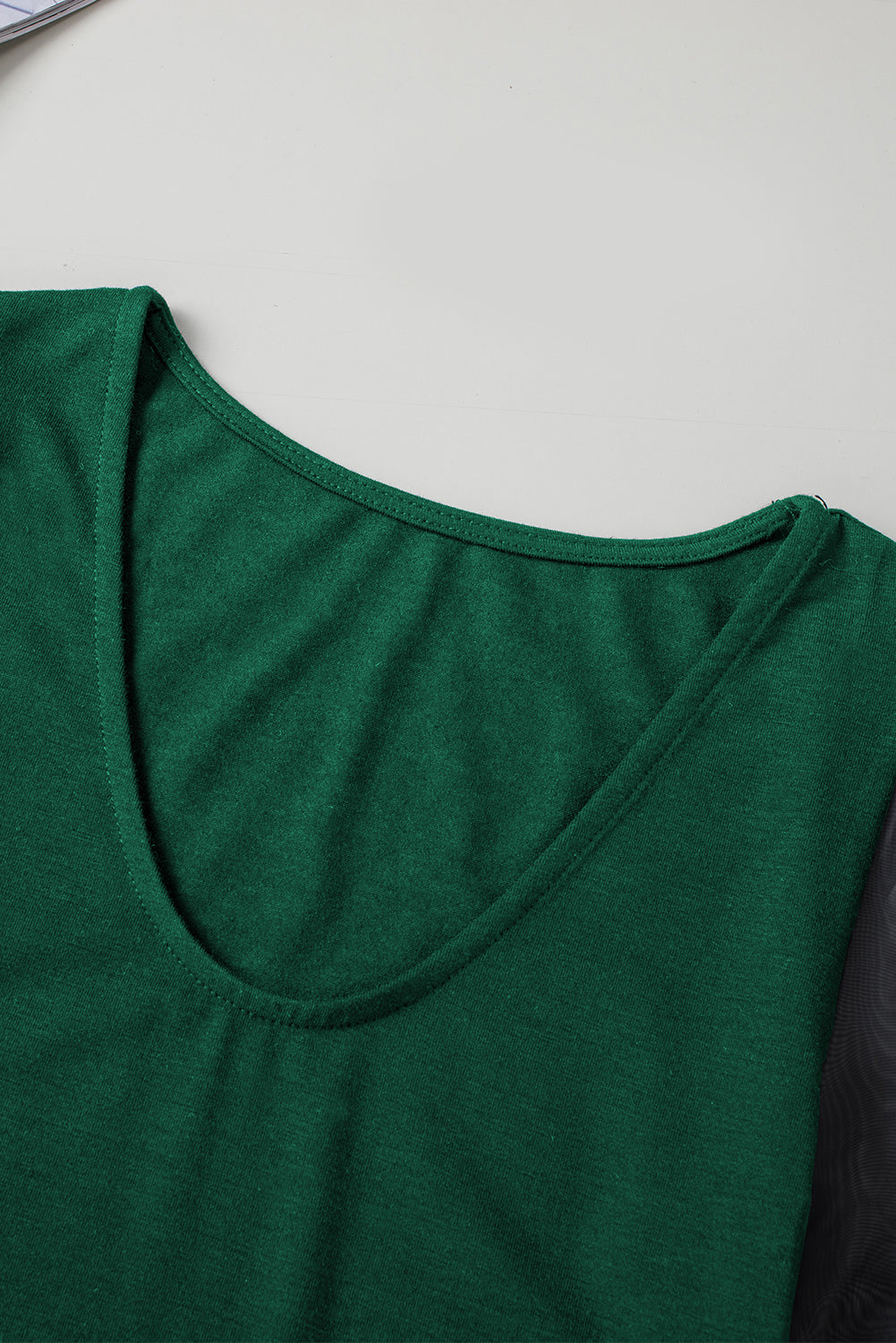 Mesh Puff Sleeve Top Angelwarriorfitness.com