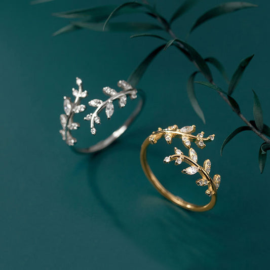 Branch Open Ring For Woman Fashion Spring Summer Jewelry Angelwarriorfitness.com