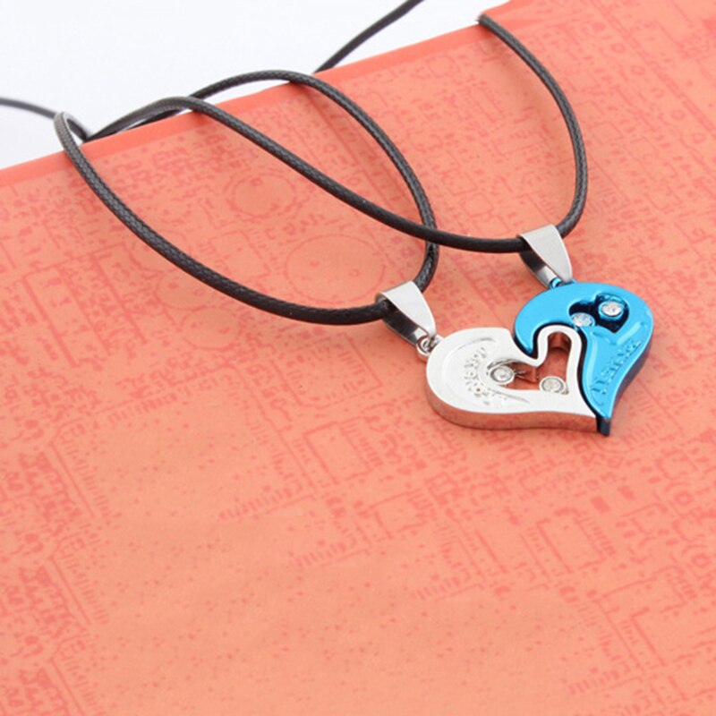 Ying Yang Heart Necklace-Soulmate Angelwarriorfitness.com