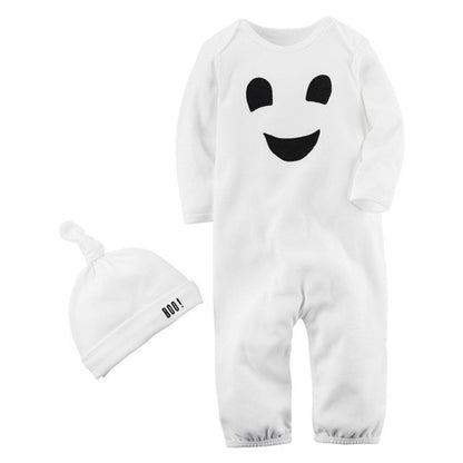 Cute 2PCS Halloween Baby Boys Girls Cartoon Print Angelwarriorfitness.com