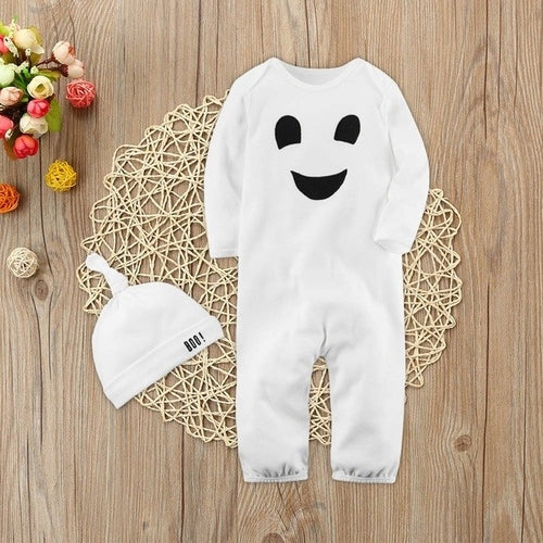 Cute 2PCS Halloween Baby Boys Girls Cartoon Print Angelwarriorfitness.com