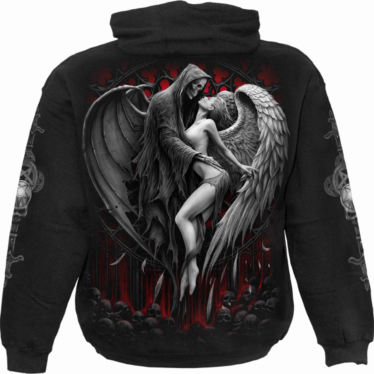 FORBIDDEN - Hoody Black Angelwarriorfitness.com