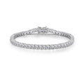 Gem's Ballet 925 Sterling Silver Moissanite 7inch Tennis Bracelet Angelwarriorfitness.com