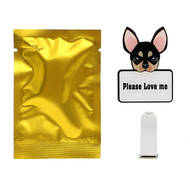 Cute kawaii puppy Japanese anime Air Freshener AC Vent Clips Angelwarriorfitness.com