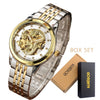 Luxury Dragon Skeleton Automatic Mechanical Watches For Men Wrist Watch Stainless Steel Strap Gold Clock Waterproof Mens relogio Angelwarriorfitness.com