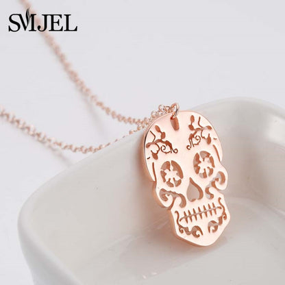 Sugar Skull  vintage Pendant Angelwarriorfitness.com