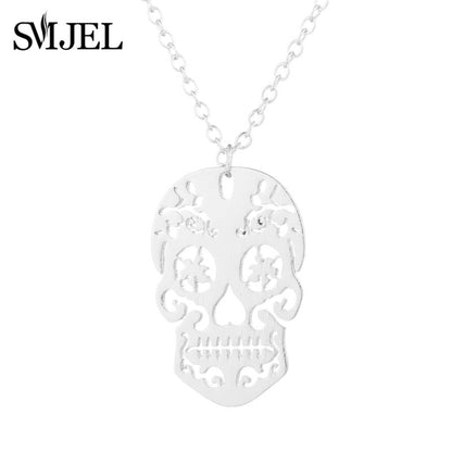 Sugar Skull  vintage Pendant Angelwarriorfitness.com
