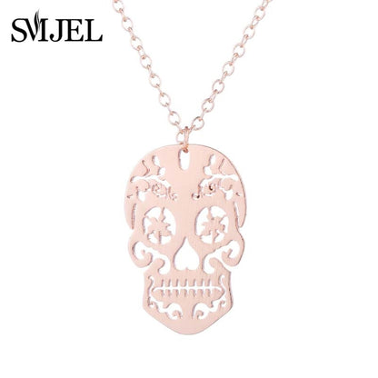 Sugar Skull  vintage Pendant Angelwarriorfitness.com