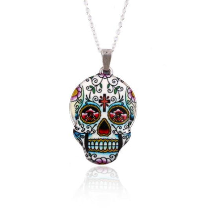 Sugar Skull  vintage Pendant Angelwarriorfitness.com