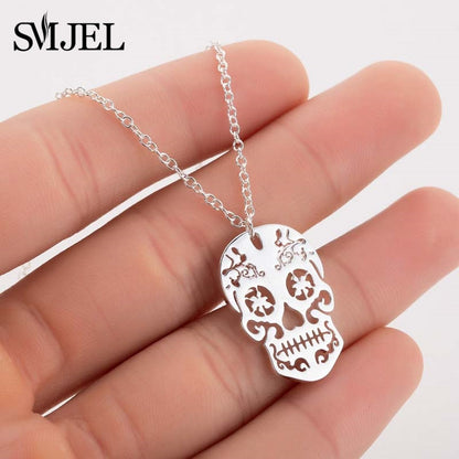 Sugar Skull  vintage Pendant Angelwarriorfitness.com