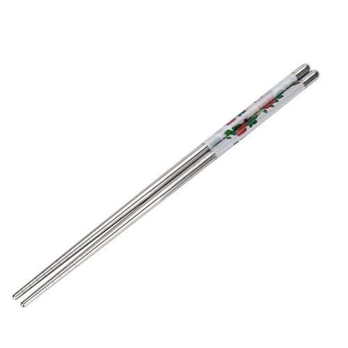 Solid Titanium Stainless Steel Sushi chopsticks - Angelwarriorfitness.com