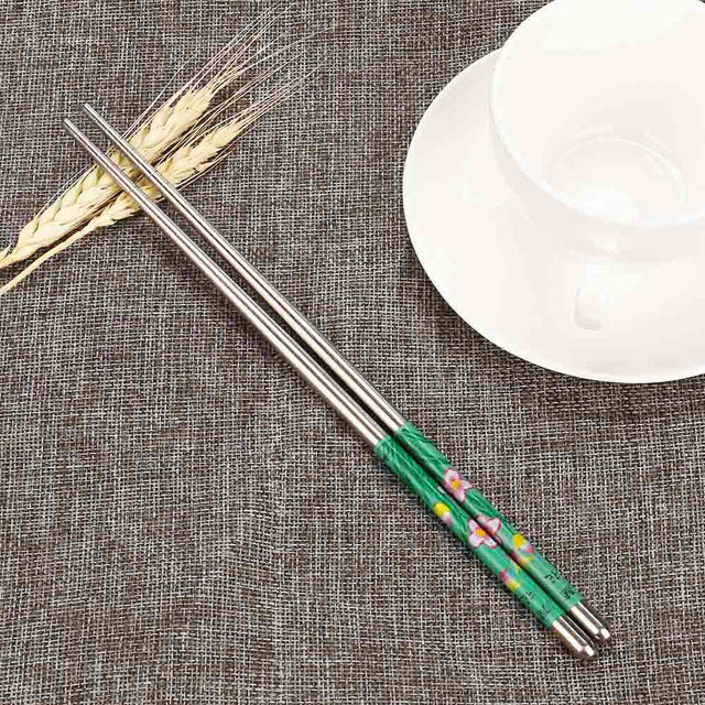 Solid Titanium Stainless Steel Sushi chopsticks - Angelwarriorfitness.com