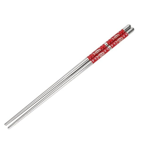 Solid Titanium Stainless Steel Sushi chopsticks - Angelwarriorfitness.com