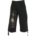 BONE RIPS - Vintage Cargo Shorts 3/4 Long Black Angelwarriorfitness.com
