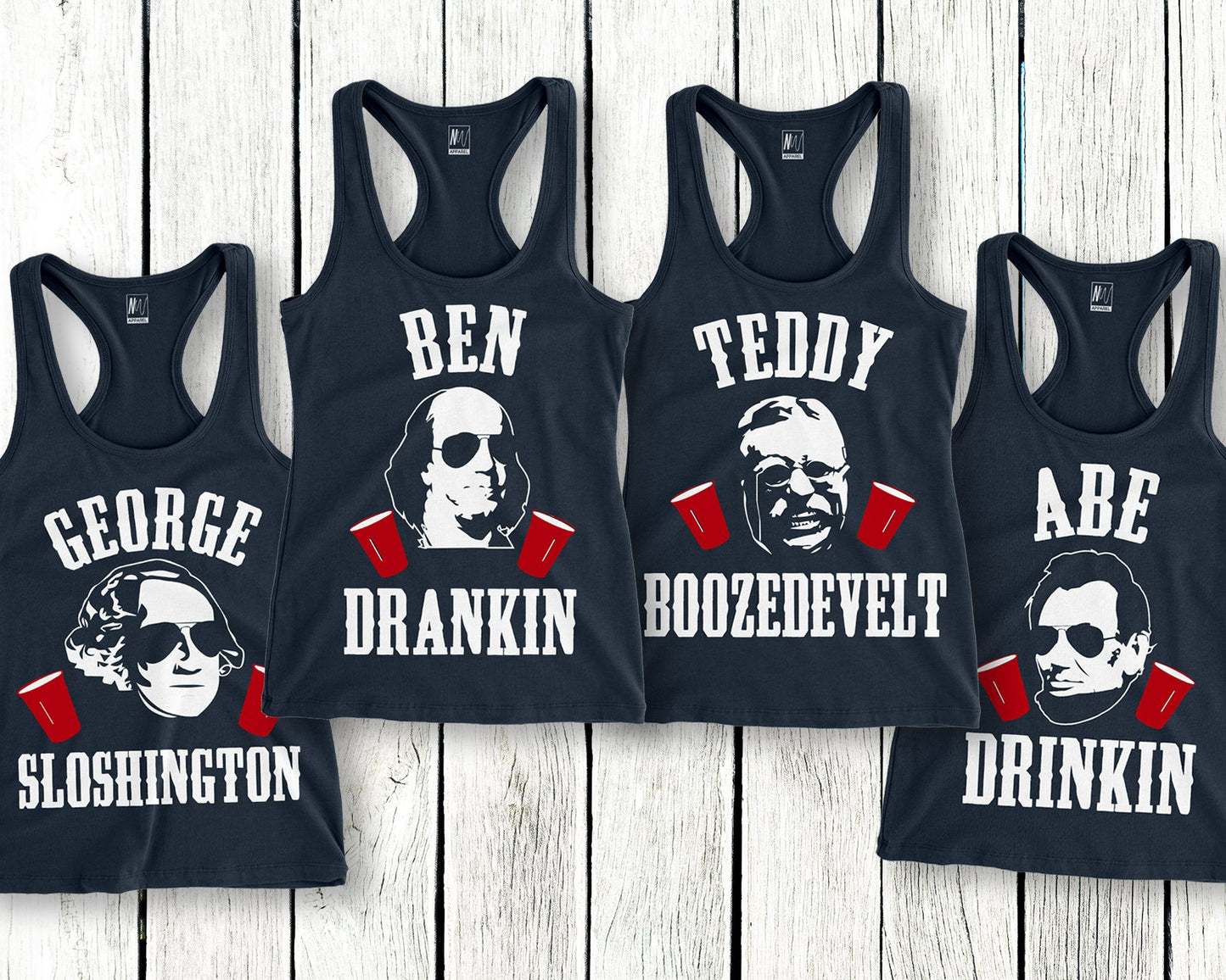 MOUNT SLOSHMORE Tank Top Navy Blue - Pick President Angelwarriorfitness.com