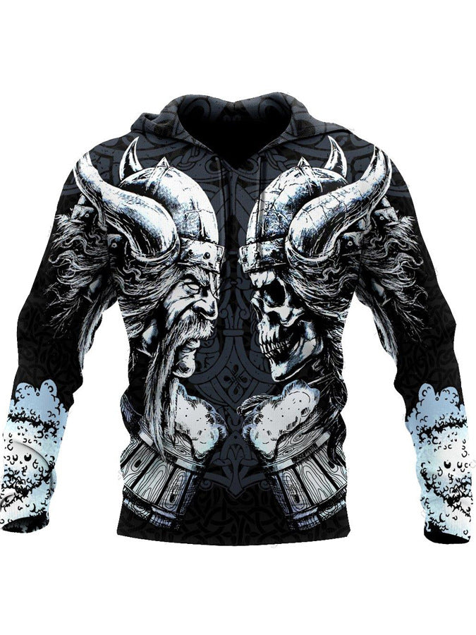 Men's Hoodie 3D Digital Printing Hoodie Angelwarriorfitness.com