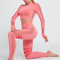 Long Sleeve Slim Fit Yoga Suit Angelwarriorfitness.com