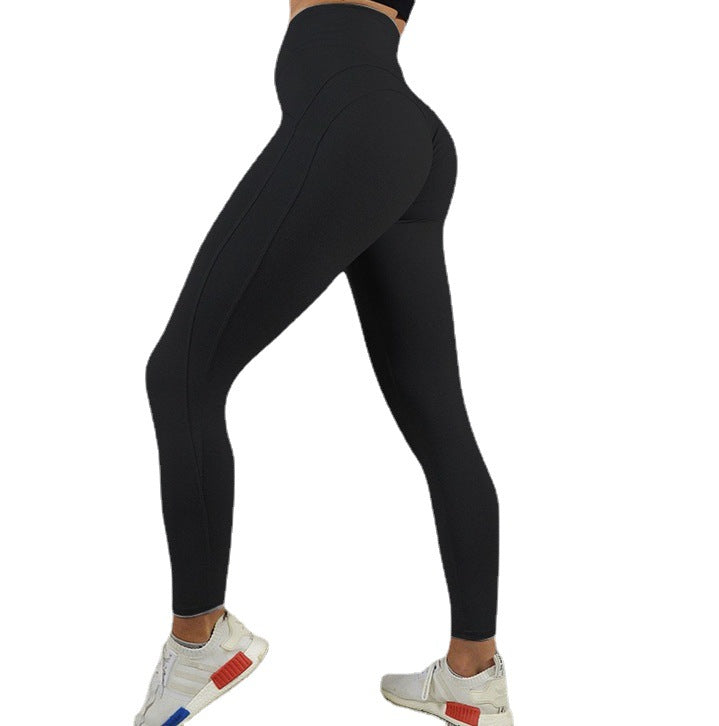 new mixed multi-color yoga sports fitness sexy hip lifting bottom g nine point pants women Angelwarriorfitness.com