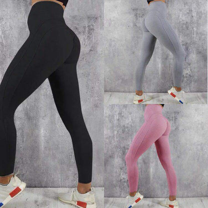 new mixed multi-color yoga sports fitness sexy hip lifting bottom g nine point pants women Angelwarriorfitness.com