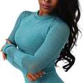 popular new seamless sports long sleeve suit Yoga Pants leisure fitness women Angelwarriorfitness.com