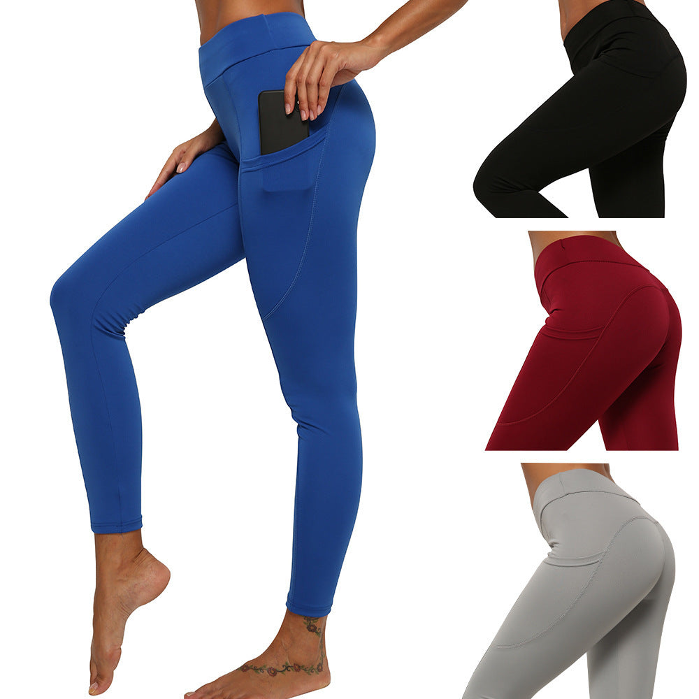 Phone Pocket Yoga Leggings Angelwarriorfitness.com