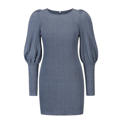 Women's Long Sleeve Bodycon Sweater Dress Angelwarriorfitness.com