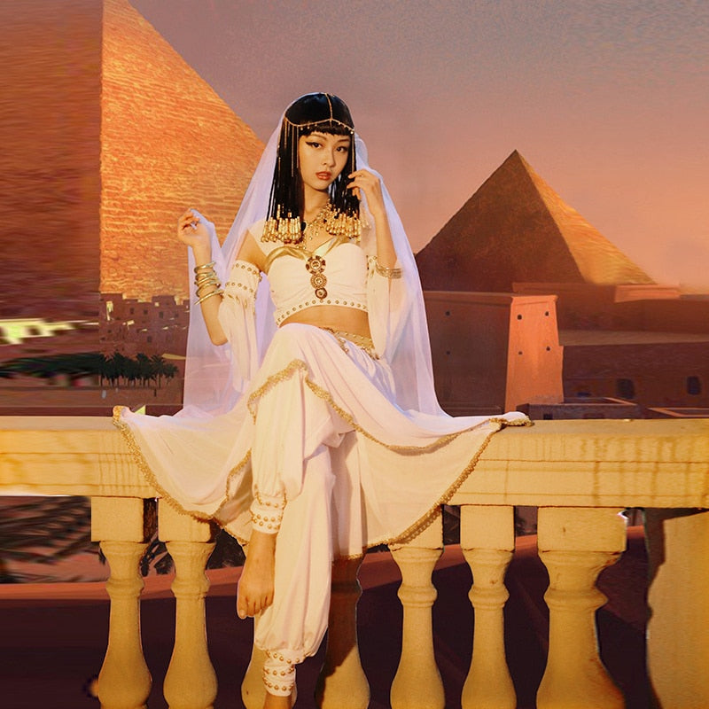 Belly Dance Carnival Egyptian Princess Costume Greek Goddess Outfit Angelwarriorfitness.com