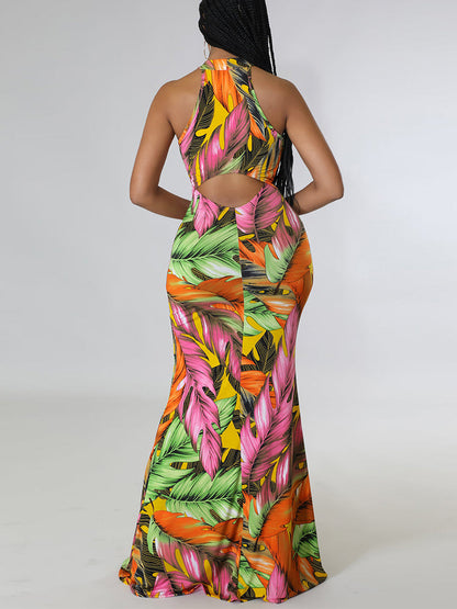 Women Sleeveless Elegant Summer Boho Beach Dress Angelwarriorfitness.com