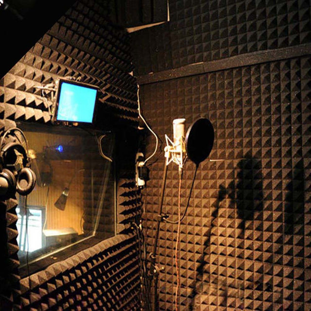 Soundproof foam Acoustic Foam Panel Sound Stop Angelwarriorfitness.com