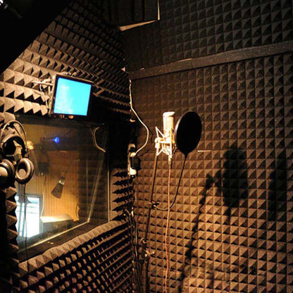 Soundproof foam Acoustic Foam Panel Sound Stop Angelwarriorfitness.com