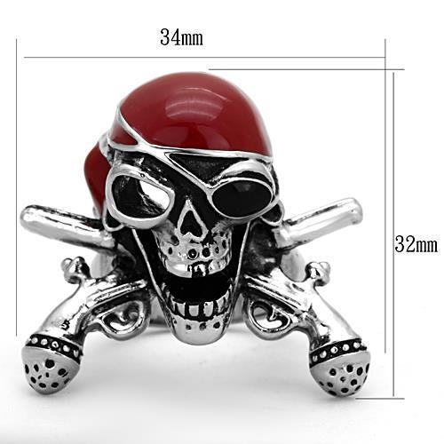 pirate ring with red Durag Angelwarriorfitness.com