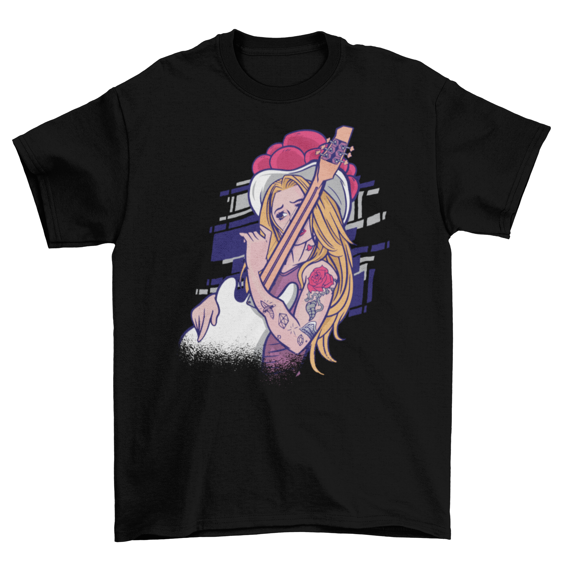 Rock and Roll Girl T-shirt Angelwarriorfitness.com