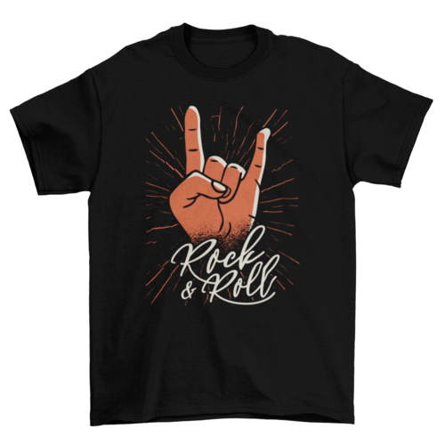 Rock & roll t-shirt design Angelwarriorfitness.com