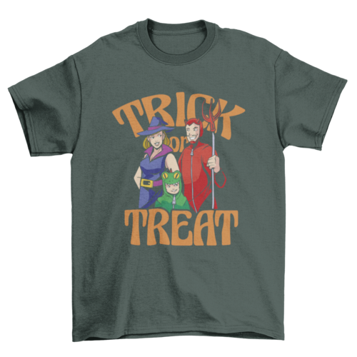 Family in halloween costumes t-shirt design Angelwarriorfitness.com