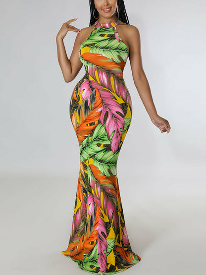 Women Sleeveless Elegant Summer Boho Beach Dress Angelwarriorfitness.com