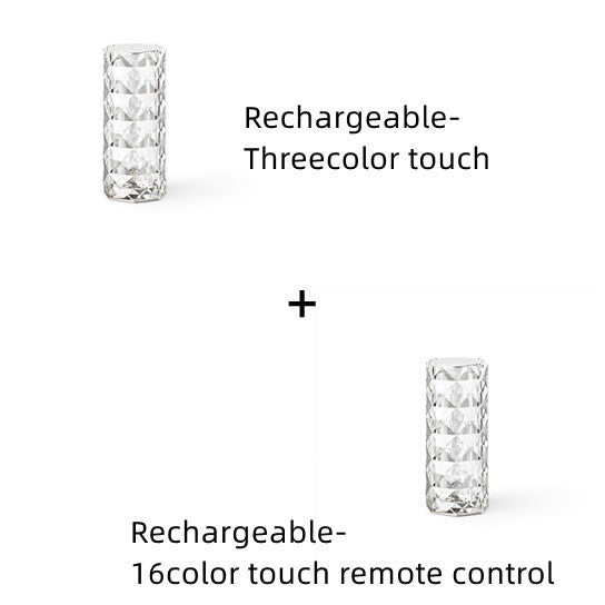 Romantic LED Rose Diamond Table Lamps For Bedroom Living Room Party Dinner Decor Creative Lights Angelwarriorfitness.com